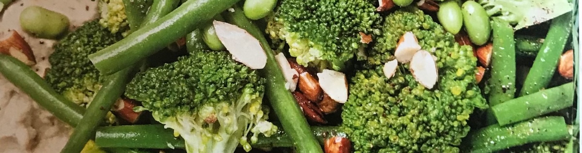 Photo of Broccoli Salad on Bean Purée