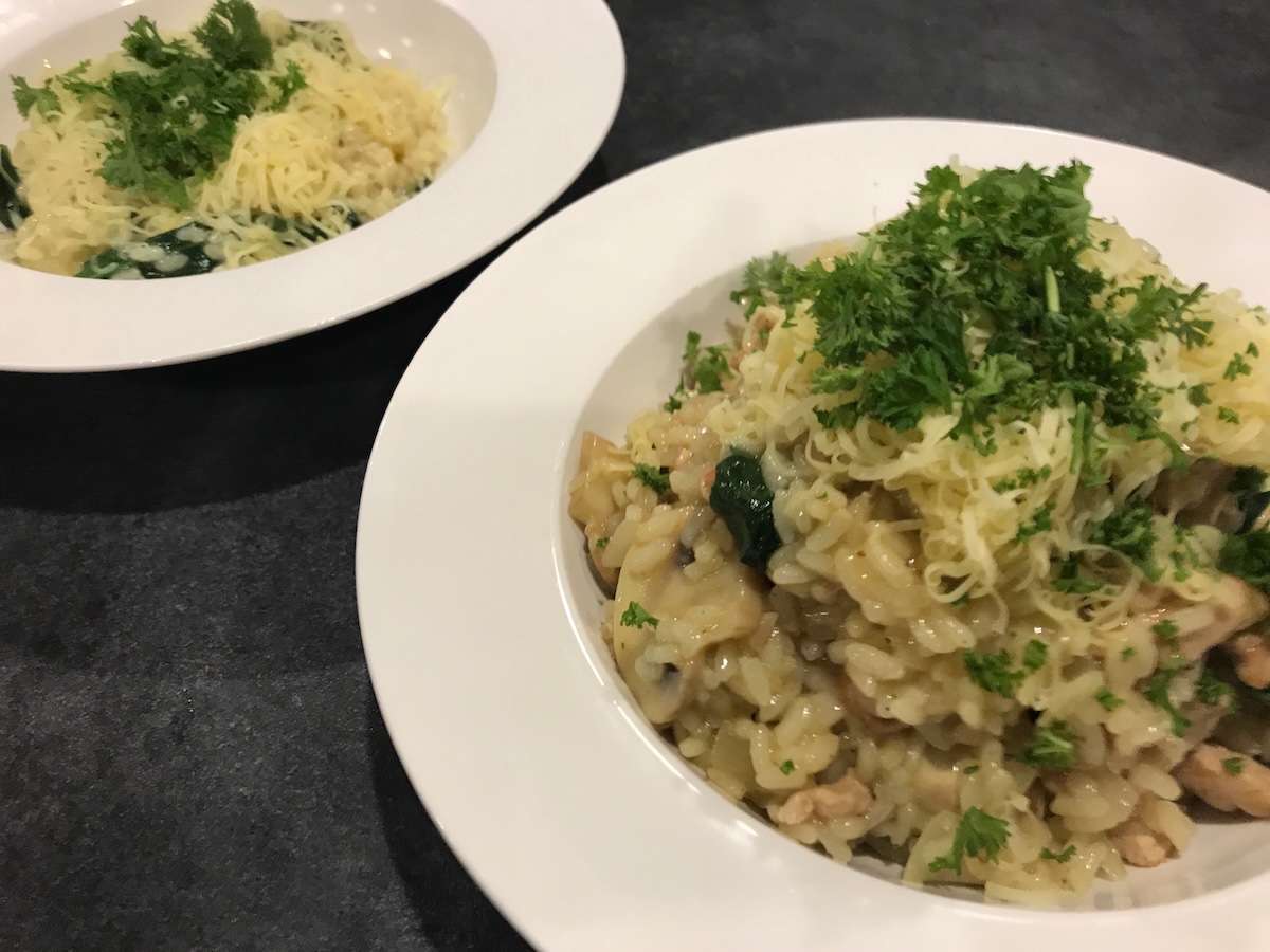 Photo of Mushroom & Spinach Risotto