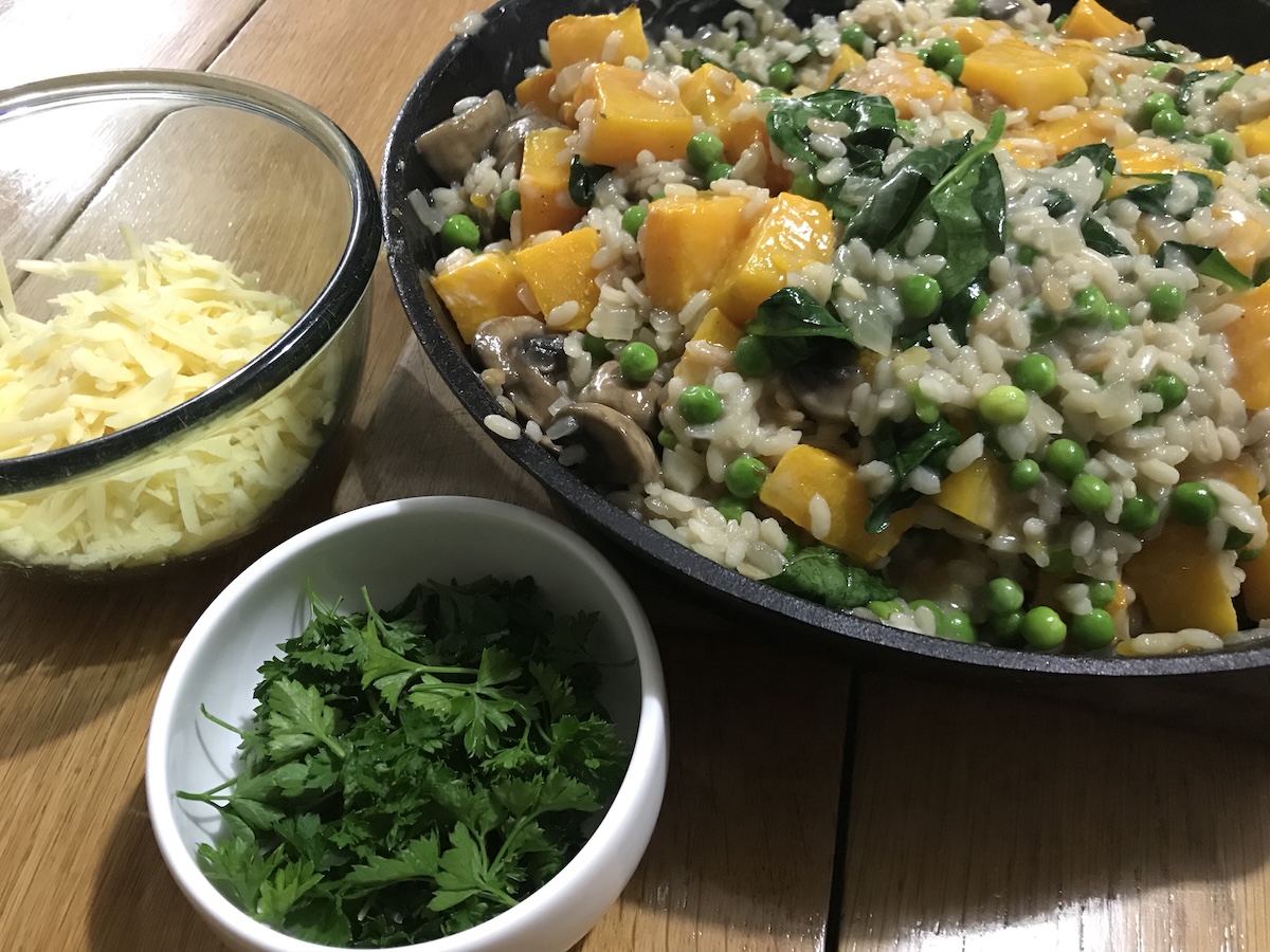 Photo of Pumpkin & Pea Risotto