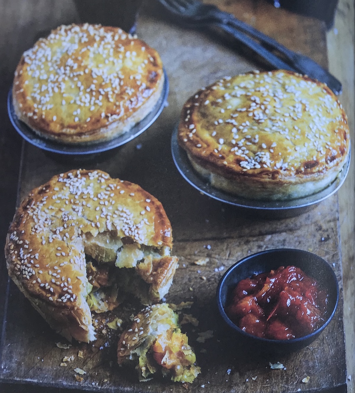 Photo of Vege & Lentil Curry Pies