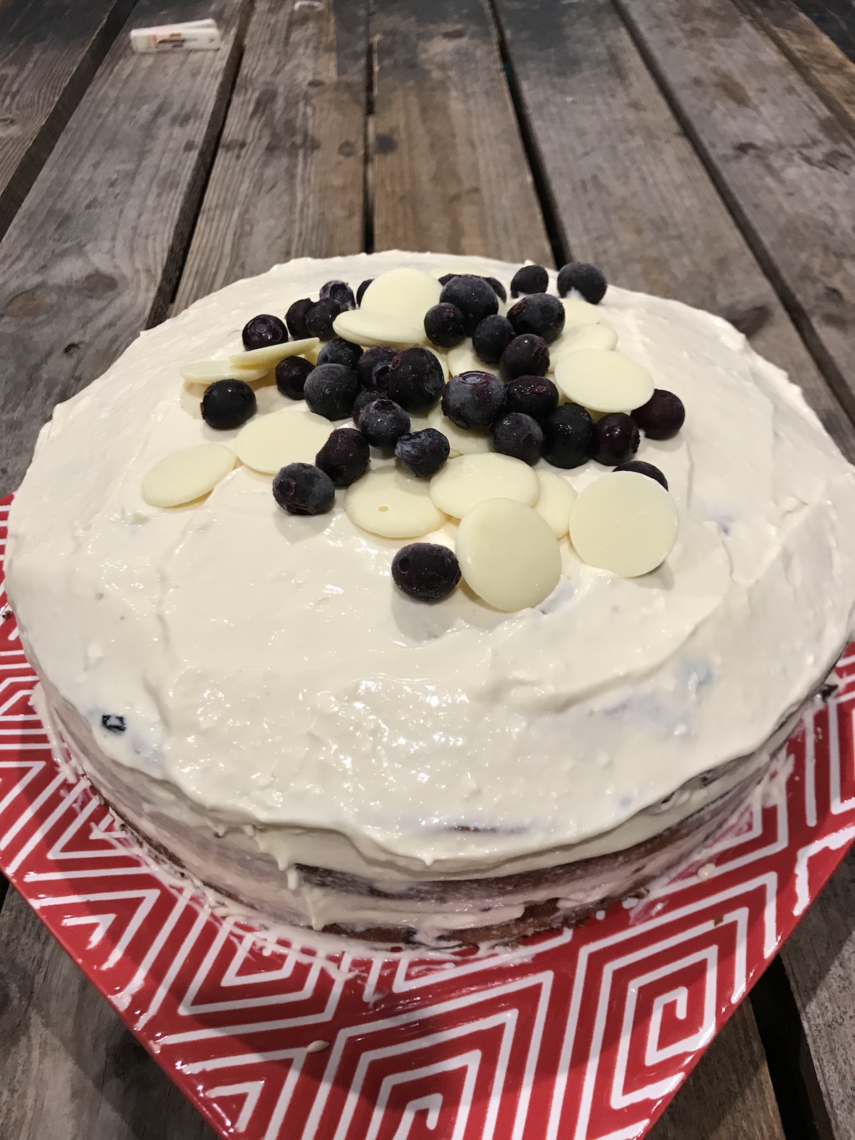 Photo of White Chocolate Blueberry Cake